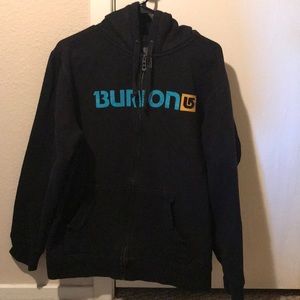Burton zip up hoodie